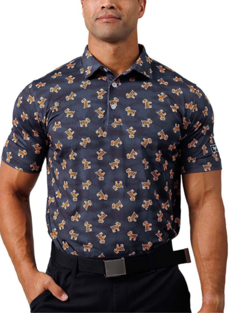 WAGGLE ‘Golf The Goat’ Performance Polo Shirt
